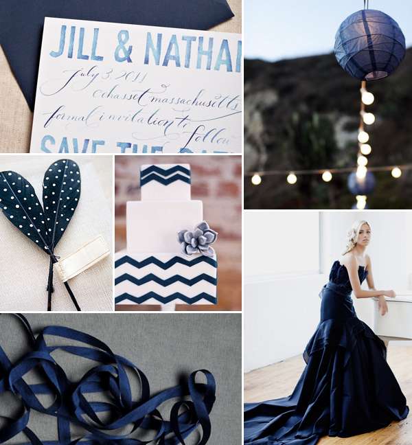 Navy gets a fresh look by combining it with aqua teal and mint tones